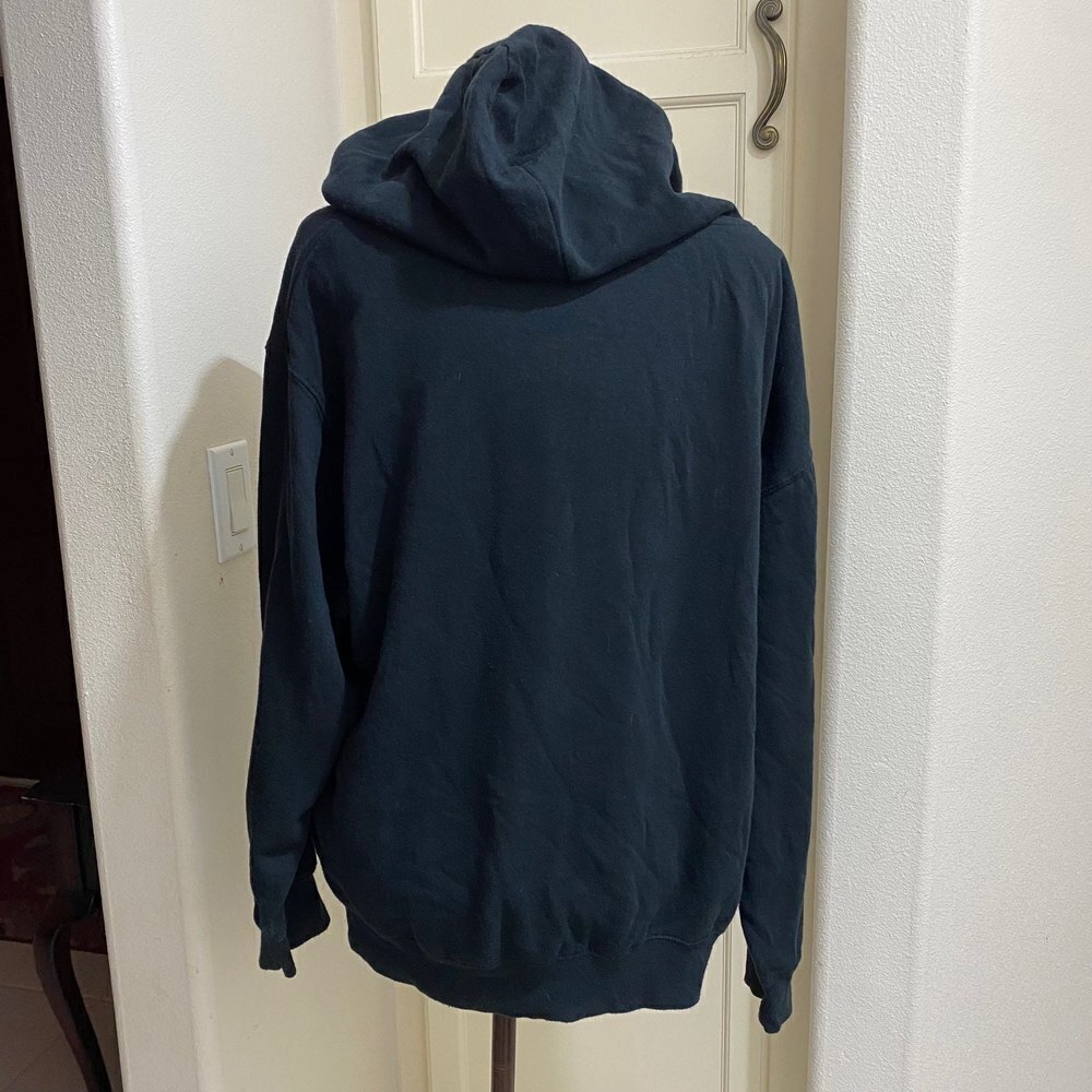 Disney Adult Minnie Peeking Pullover Hoodie Black - Picture 4 of 7